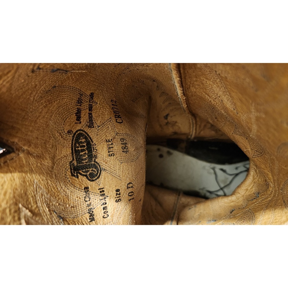 Justin Men's Frontier Western‎ Boots - Picture 8 of 8